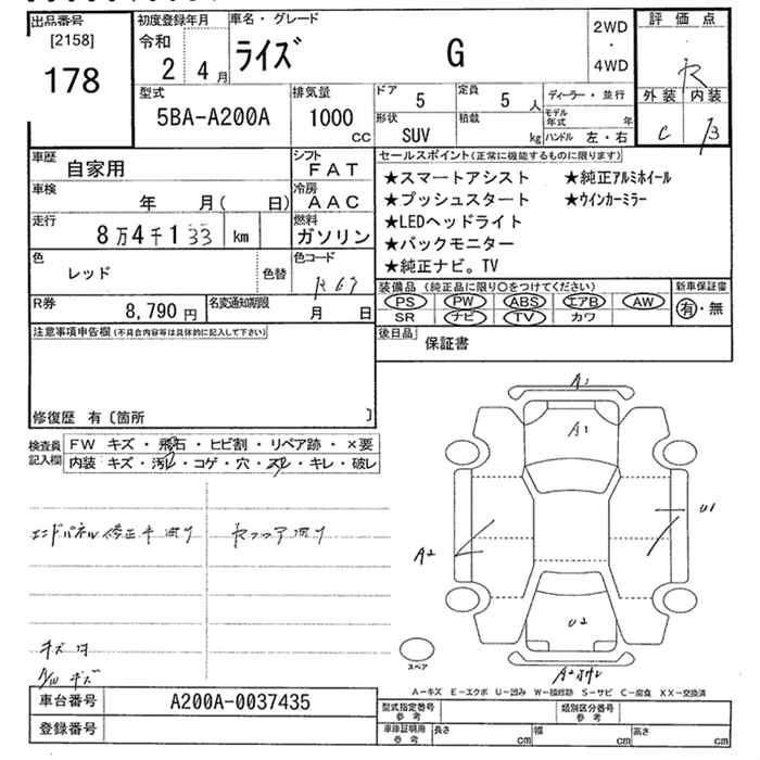 
								TOYOTA | RAIZE | 2020 full									
